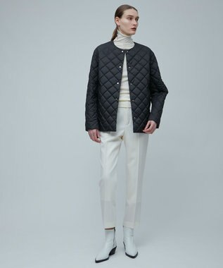 BEIGE， 【S-size】JACOB / キルティングアウター Black