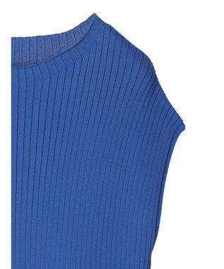 Green Parks ・Ｐｅｔｉｔ　Ｆｌｅｕｒ　フレンチスリーブリブニット Blue