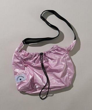 WEGO 【CONVERSE/ユニセックス着用ITEM】別注CONVERSEドローコードショルダーバッグ ピンク