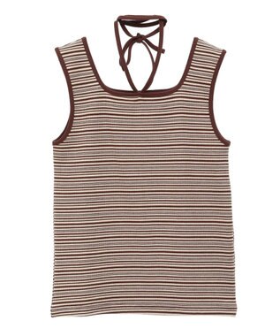 Green Parks チョーカー付きタンクトップ Brown