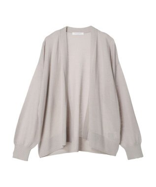 Green Parks 接触冷感ゆったりカーデ Light Gray