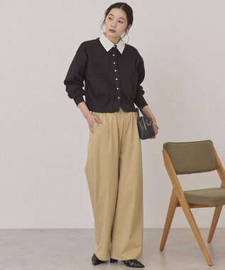 AMERICAN HOLIC 【2WAY】金ボタンカーディガン Black