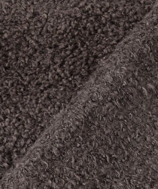 UNFILO 【STORY×UNFILO】シャギーニット ベスト チャコールブラウン