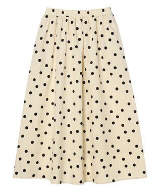 Green Parks ・ＥＬＥＮＣＡＲＥ　ＤＵＥ　ドットタフタスカート Ivory