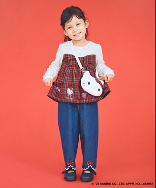 ANY KIDS 【ハローキティ×ANY KIDS】デニムワイドパンツ インディゴ