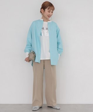 AMERICAN HOLIC ＴＲＵＴＨ箔プリントカットプルオーバー Off White