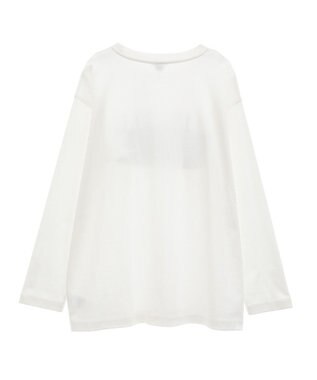 AMERICAN HOLIC ＴＲＵＴＨ箔プリントカットプルオーバー Off White