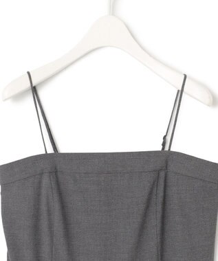 ICB 【洗える】ハイツイストツイル コンビネゾン シャンブレーグレー