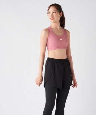 OP／FILA 【Kappa】カップ/リフレクター付き フィットネス スポーツブラトップ ダークピンク