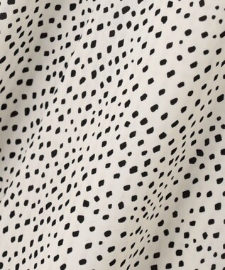 Feroux 【洗える】ショルダーオープンドット ワンピース ホワイト系5