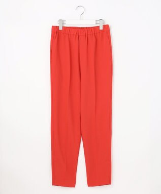 UNFILO 【ストレッチ/洗える】出会えるパンツ テーパード レッド系