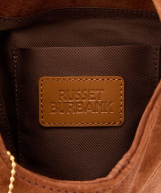russet 【2025AW新作】本革スエード巾着ハンドバッグ(CE-1582) Brown