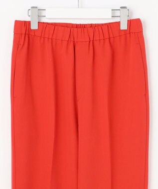 UNFILO 【ストレッチ/洗える】出会えるパンツ テーパード レッド系