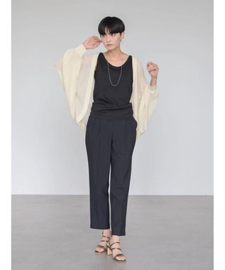 AMERICAN HOLIC ニュアンスメッシュニットカーディガン Ivory