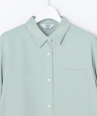 J.PRESS LADIES Springピーチ ブラウス スモーキーミント系