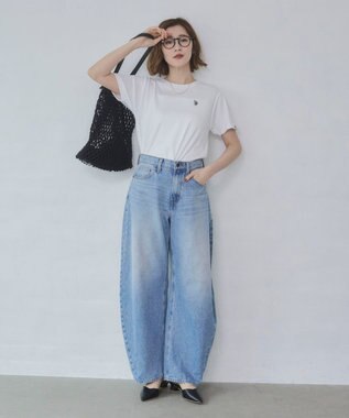 WEGO 【SMLサイズ展開】U.S. POLO ASSN.別注コンパクトTシャツ ホワイト