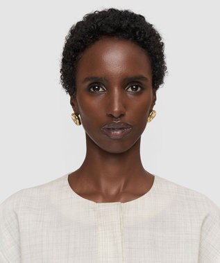 JOSEPH ライトウール　ブラウス Marble Melange