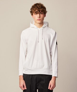 美品✨CRONOC フード付きパーカー ホワイト CRONOS Brushed lining zip foodie【WHITE】