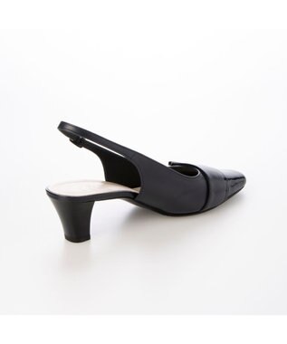 Riz raffinee <Riz raffinee>バックルモチーフバックベルトパンプス ネイビー