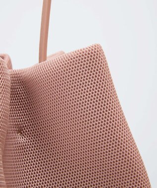 TOPKAPI 【Breath TOPKAPI】メッシュ 2way ビッグ ワンハンドル ショルダーバッグ ピンクグレー