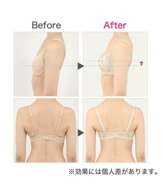 BRADELIS New York 【BRADELIS New York / 育乳補整ブラ・STEP1 集める】ジャスミンステップ1ブラ24S3 ライトクリーム