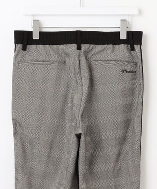 23区GOLF 【23Fondation/MEN】グレンチェック パンツ ブラック系3