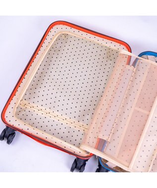 tsumori chisato CARRY 新ネコドットキャリー キャリーバッグ キャリーケース 【 機内持ち込み 約32リットル 1泊 2泊程度 】 ベージュ