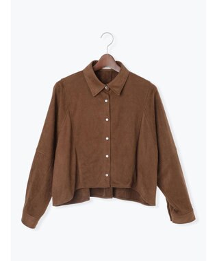 Te chichi ファブリックアソートクロップトシャツ《2025Autumn catalog vol.2 item》 ブラウン