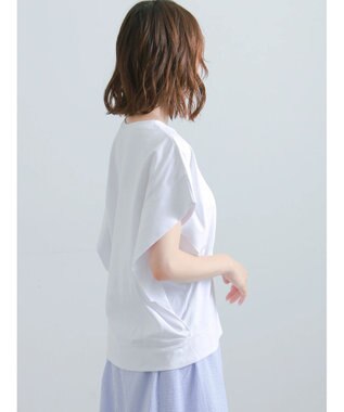 Te chichi 【接触冷感/遮熱/吸水速乾】ショルダータックドルマンTシャツ オフホワイト