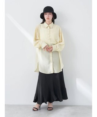 earth music&ecology ウ゛ィンテージボタンシャツ Yellow