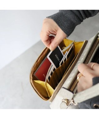 PELLE BORSA お財布ポシェット Alive アライブ 4439 シャンパンゴールド