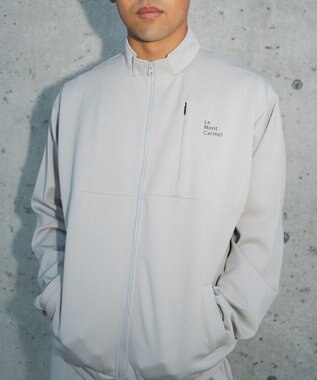 SHARE PARK MENS 【UVカット・吸水速乾・ストレッチ・軽量・アンチピリング 】ダンボールトラックジャケット（L・XLサイズ） ベージュ系