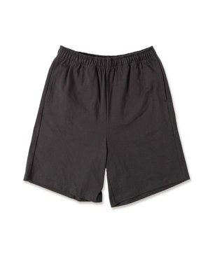 WEGO 【ウエストゴム】ヘビーウェイトカットイージーショーツ ブラック