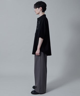 WEGO TRフラワーモチーフシャツ（S） 柄2