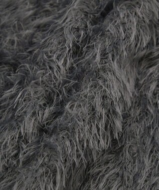 AMERICAN HOLIC Vネックシャギーニットプルオーバー Charcoal Gray