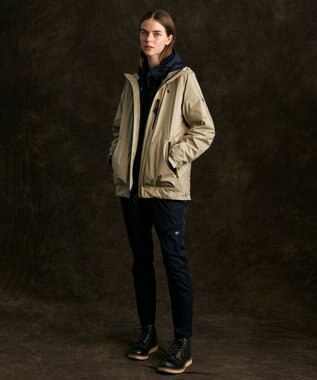 JOSEPH ABBOUD MOUNTAIN 【ストレッチ/吸水速乾/UVカット】ヴィンテージチノ パンツ ブラック系