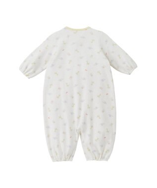 MIKI HOUSE HOT BISCUITS 【50-60㎝】 スムース素材 総柄ツーウェイオール マルチカラー