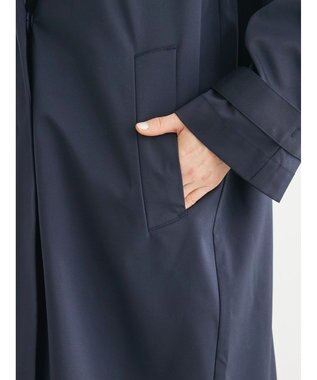 Green Parks 撥水加工　ケア楽着流しコート Navy