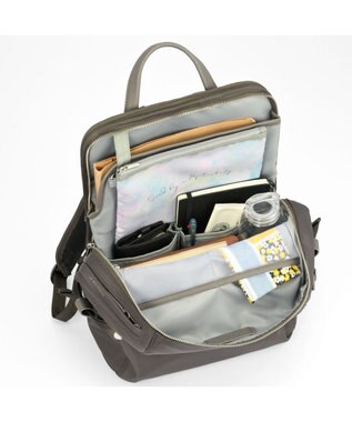 ACE BAGS & LUGGAGE W&.Day/Night リッカノーツ スクエアリュック A4サイズ 14.0インチPC収納 19162 ダブルアンド ダークグレー