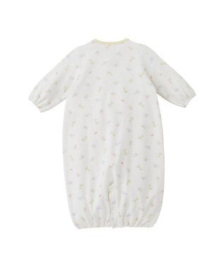 MIKI HOUSE HOT BISCUITS 【50-60㎝】 スムース素材 総柄ツーウェイオール マルチカラー