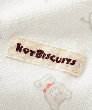 MIKI HOUSE HOT BISCUITS 【50-60㎝】 スムース素材 総柄ツーウェイオール マルチカラー