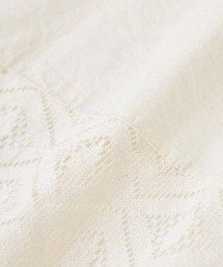 CRAFT STANDARD BOUTIQUE レースパッチワークシャツ Ivory