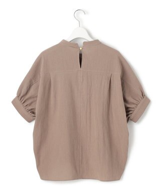 J.PRESS YORK STREET 【WOMEN】バックドレープドルマン ブラウス ブラウン系