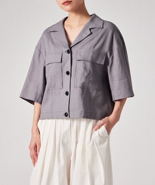 Paul Smith レーヨンリネン パッチポケット ブルゾン