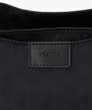 Y'SACCS 【ドットジャカード】トラベルショルダー ブラック
