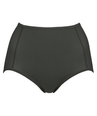 BRADELIS New York シリーズ160万枚突破 【BRADELIS NewYork / 育尻・伸びる・綿混・深め】モモパンツ・ショーツ#301 S～LL はくだけで簡単に補正 チャコールグレイ