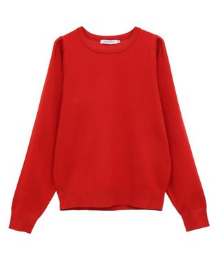 AMERICAN HOLIC エコカルットショルダータックニットプルオーバー Red