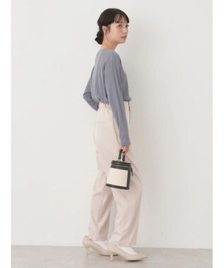 earth music&ecology コットンシアークルーネックプルオーバー Sax