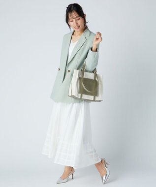 LA BAGAGERIE 【veganview】w handle canvas mini tote カーキ