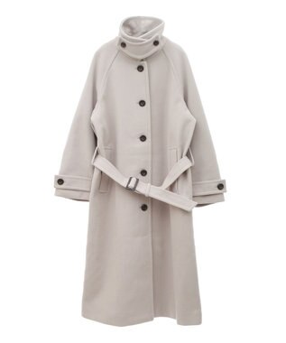 earth music&ecology 2WAYカラーロングコート ベージュ